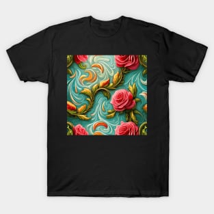 Rose Vintage Art T-Shirt